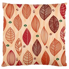 Forest Leaves Seamless Pattern With Natural Floral Large Cushion Case (one Side) by Grandong