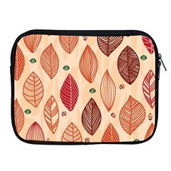 Forest Leaves Seamless Pattern With Natural Floral Apple Ipad 2/3/4 Zipper Cases by Grandong