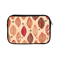 Forest Leaves Seamless Pattern With Natural Floral Apple Ipad Mini Zipper Cases by Grandong