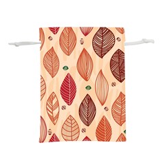 Forest Leaves Seamless Pattern With Natural Floral Lightweight Drawstring Pouch (s) by Grandong