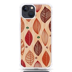 Forest Leaves Seamless Pattern With Natural Floral Iphone 13 Tpu Uv Print Case