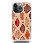 Forest Leaves Seamless Pattern With Natural Floral iPhone 13 Pro TPU UV Print Case Front