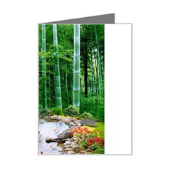 Bamboo Forest Squid Family Mini Greeting Card by Grandong