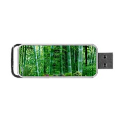 Bamboo Forest Squid Family Portable Usb Flash (one Side) by Grandong