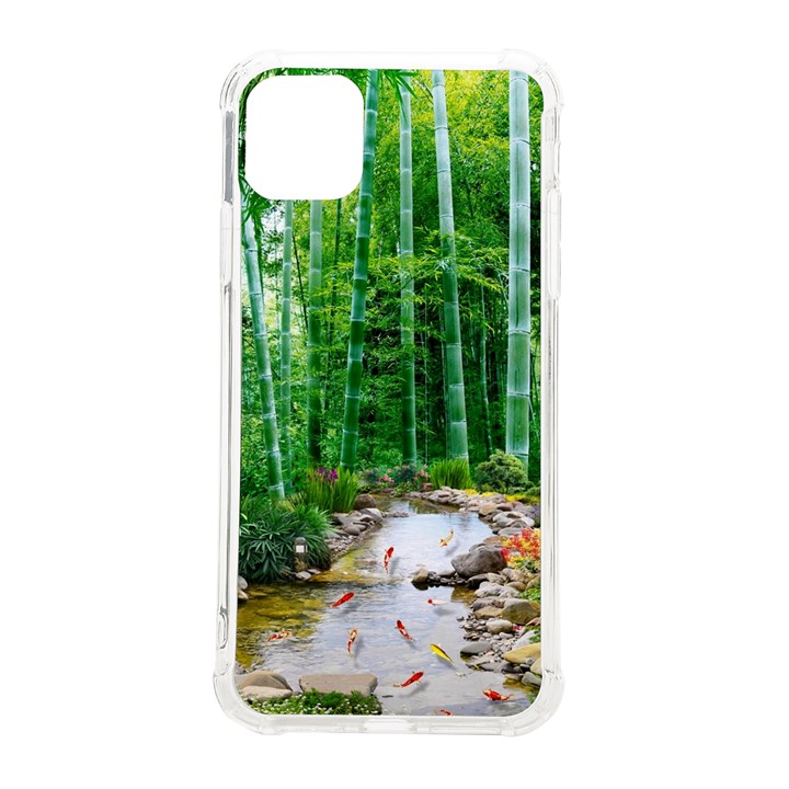 Bamboo Forest Squid Family iPhone 11 Pro Max 6.5 Inch TPU UV Print Case