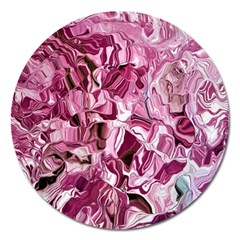 Rosa Antico Smudged Magnet 5  (Round)