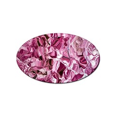 Rosa Antico Smudged Sticker Oval (100 pack)