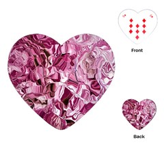 Rosa Antico Smudged Playing Cards Single Design (Heart)