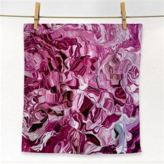 Rosa Antico Smudged Face Towel by kaleidomarblingart