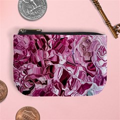 Rosa Antico Smudged Mini Coin Purse by kaleidomarblingart