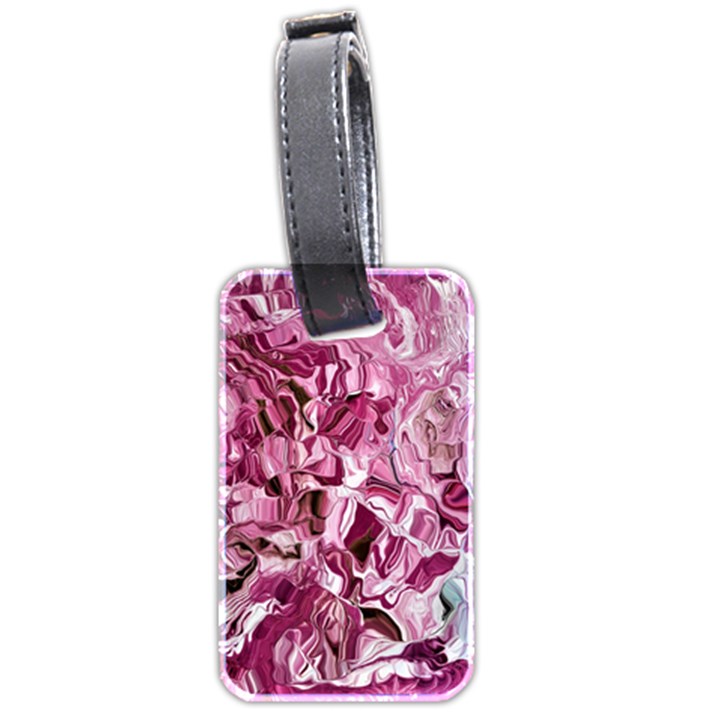 Rosa Antico Smudged Luggage Tag (two sides)