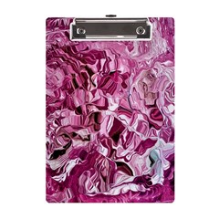 Rosa Antico Smudged A5 Acrylic Clipboard by kaleidomarblingart