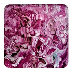 Rosa Antico Smudged Square Glass Fridge Magnet (4 Pack)