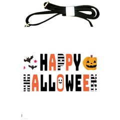 Happy Halloween Slot Text Orange Shoulder Sling Bag by Sarkoni