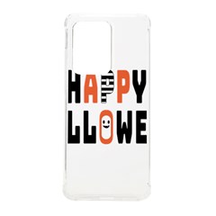 Happy Halloween Slot Text Orange Samsung Galaxy S20 Ultra 6 9 Inch Tpu Uv Case by Sarkoni