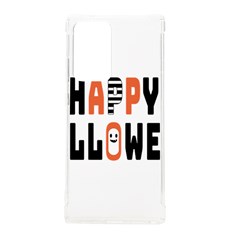 Happy Halloween Slot Text Orange Samsung Galaxy Note 20 Ultra Tpu Uv Case by Sarkoni