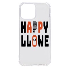 Happy Halloween Slot Text Orange Iphone 13 Pro Max Tpu Uv Print Case by Sarkoni