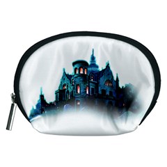 Blue Castle Halloween Horror Haunted House Accessory Pouch (medium)