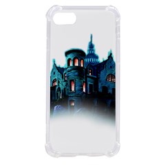 Blue Castle Halloween Horror Haunted House Iphone Se by Sarkoni