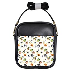 Happy Halloween Vector Images Girls Sling Bag by Sarkoni