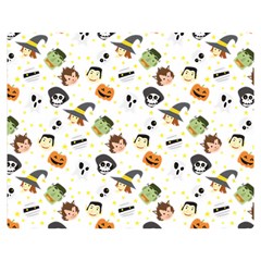 Happy Halloween Vector Images Two Sides Premium Plush Fleece Blanket (medium) by Sarkoni