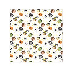 Happy Halloween Vector Images Square Satin Scarf (30  X 30 ) by Sarkoni