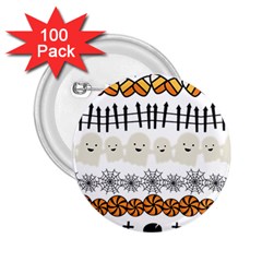 Halloween Holidays 2 25  Buttons (100 Pack)  by Sarkoni