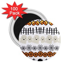 Halloween Holidays 2 25  Magnets (100 Pack)  by Sarkoni