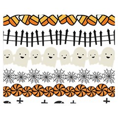 Halloween Holidays Two Sides Premium Plush Fleece Blanket (medium) by Sarkoni