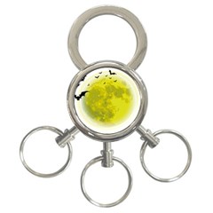 Happy Halloween 3-ring Key Chain