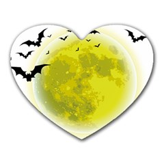 Happy Halloween Heart Mousepad