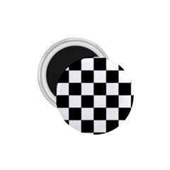 Black White Chess Board 1 75  Magnets by Ndabl3x