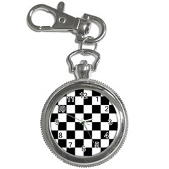 Black White Chess Board Key Chain Watches by Ndabl3x