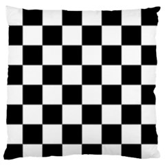 Black White Chess Board Standard Premium Plush Fleece Cushion Case (two Sides) by Ndabl3x