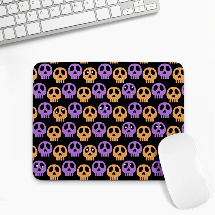 Halloween Skull Pattern Small Mousepad