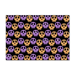 Halloween Skull Pattern Sticker A4 (10 Pack) by Ndabl3x