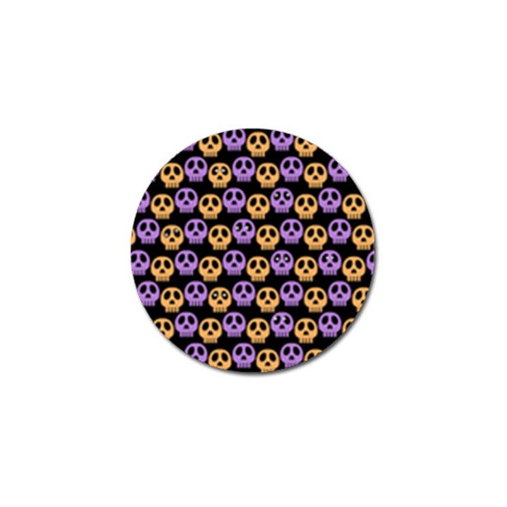 Halloween Skull Pattern Golf Ball Marker