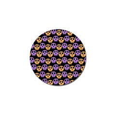 Halloween Skull Pattern Golf Ball Marker (4 Pack) by Ndabl3x