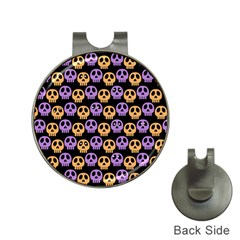 Halloween Skull Pattern Hat Clips With Golf Markers by Ndabl3x