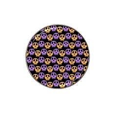 Halloween Skull Pattern Hat Clip Ball Marker (10 Pack) by Ndabl3x