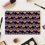 Halloween Skull Pattern Cosmetic Bag (Large) Front