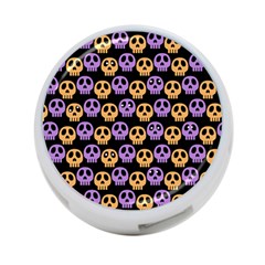 Halloween Skull Pattern 4-port Usb Hub (one Side) by Ndabl3x