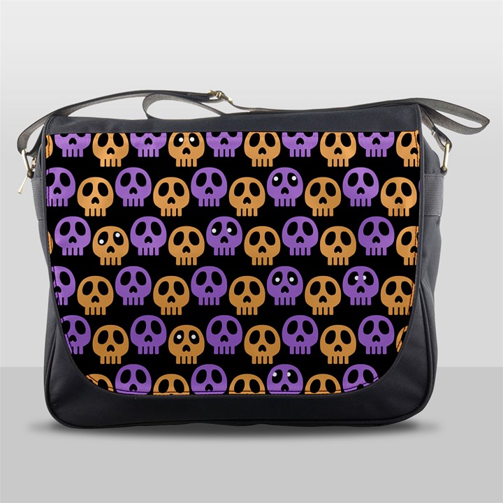 Halloween Skull Pattern Messenger Bag