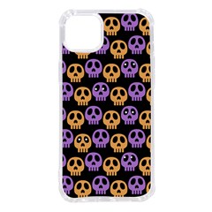 Halloween Skull Pattern Iphone 14 Plus Tpu Uv Print Case by Ndabl3x