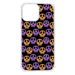 Halloween Skull Pattern Iphone 13 Pro Max Tpu Uv Print Case by Ndabl3x