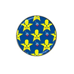 Blue Yellow October 31 Halloween Hat Clip Ball Marker (10 Pack) by Ndabl3x