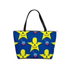 Blue Yellow October 31 Halloween Classic Shoulder Handbag by Ndabl3x