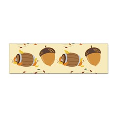 Leaves Foliage Acorns Barrel Sticker Bumper (10 Pack) by Ndabl3x