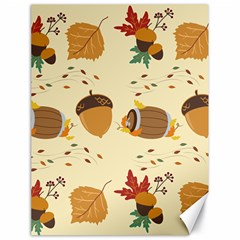 Leaves Foliage Acorns Barrel Canvas 18  X 24  by Ndabl3x