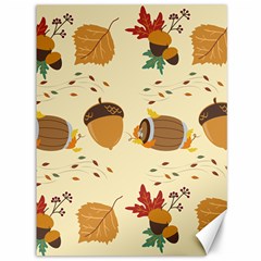 Leaves Foliage Acorns Barrel Canvas 36  X 48  by Ndabl3x